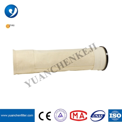 Túi lọc vật liệu Aramid / nomex cho máy hút bụi tro bay