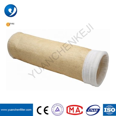 2022 nomex kháng nhiệt độ cao Túi lọc bụi aramid cho nhà máy xi măng