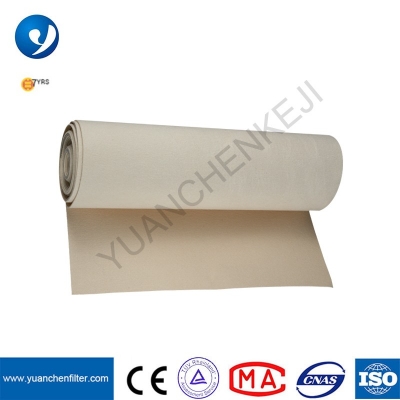 Vải lọc tổng hợp PPS + PTFE chịu nhiệt độ cao cho túi thu gom bụi công nghiệp