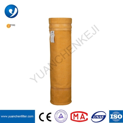 Túi lọc bụi P84 nhiệt độ cao công nghiệp với lớp phủ PTFE
